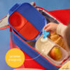Superman by bbox mini lunchbox infografika szczelne przegrody